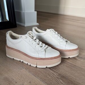 Dolce Vita White Platform Sneakers Size 7.5